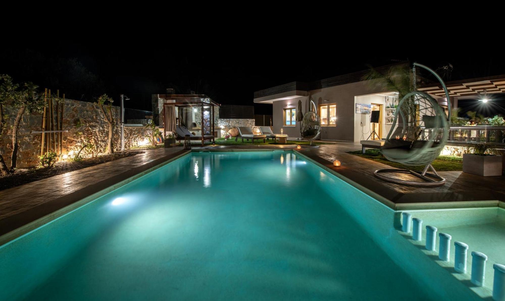 Villa Lady Dafni With Private Heated Pool Maleme  Exterior photo